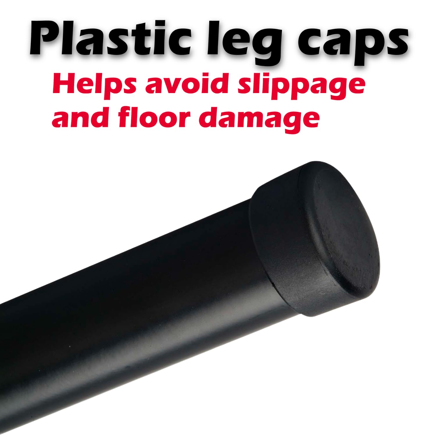 Waddell 29" Folding Banquet Table Legs (Set of 2, Black) | Includes Mounting Screws & Leg Caps | 16G 1" Tubular Steel Supports up to 400 lb. | Collapsible Locking Replacement Legs DIY Buffet Table - Image 6