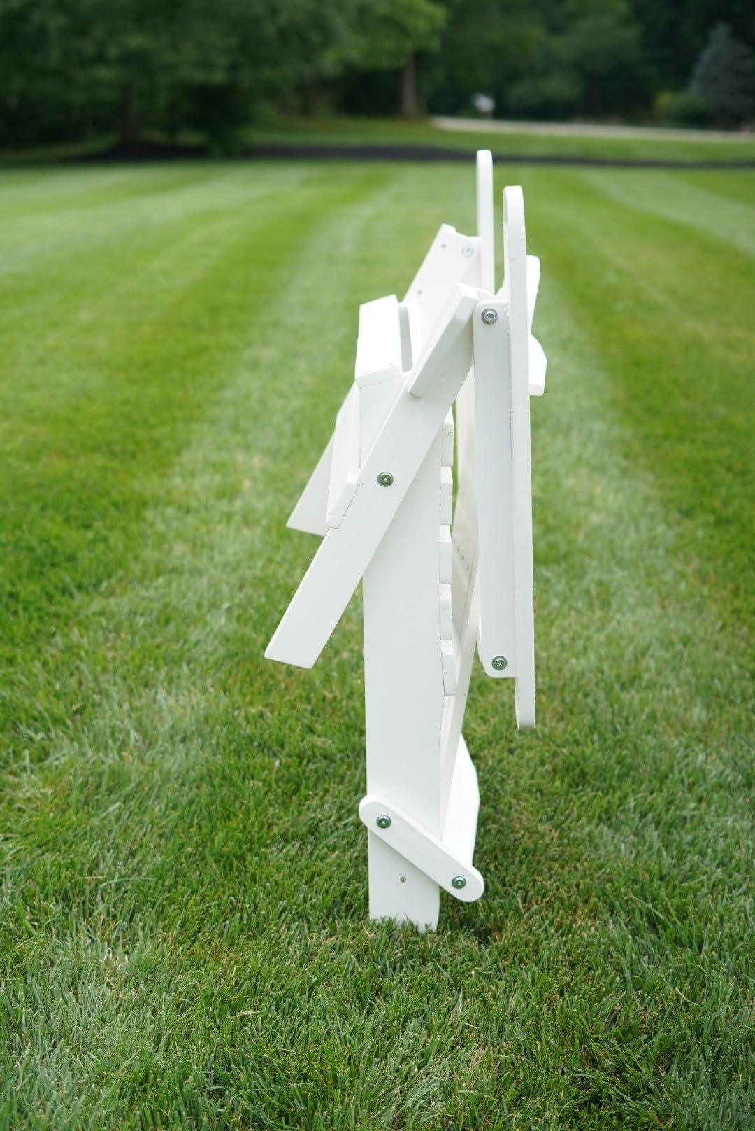 WADDELL Wood Adirondack Chair (White) | Timeless Coastal Design Folding Beach Chair, 400 Lb. Capacity | Stylish Seating for Patio Lounge, Deck, Fire Pit | Durable Outdoor Wooden Chairs for Relaxation - Image 6